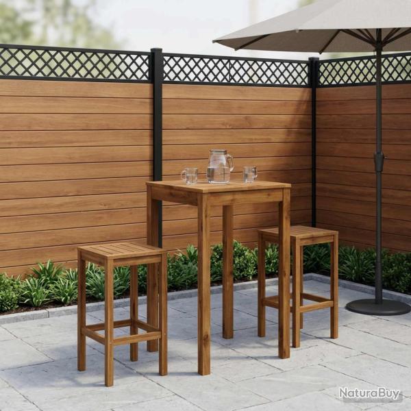 Table de Bar de Naturel 60 x 60,5 x 105 cm