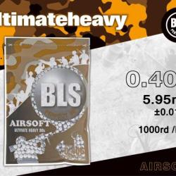 Billes airsoft biod&eacute;gradables 0,40 g BLS BIO blanches - Sac 1 kg Blanc