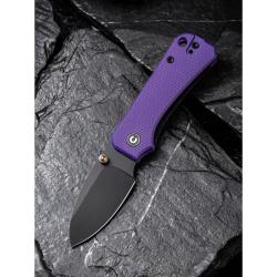 Couteau Pliant Civivi Baby Banter Lame Acier Nitro-V Manche G10 Violet Linerlock CIVC19068S4
