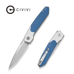 Couteau Pliant Civivi Brr15 Light Lame Acier Nitro-V Manche G10 Blanc/Bleu liner lock CIVC250631
