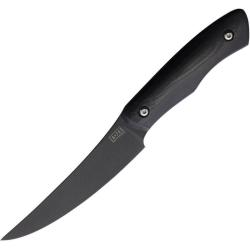 Couteau Fixe ZA-PAS Knives M12M Tactical Lame Acier 14C28N Manche G10 &Eacute;tui Kydex ZPKM12MBK