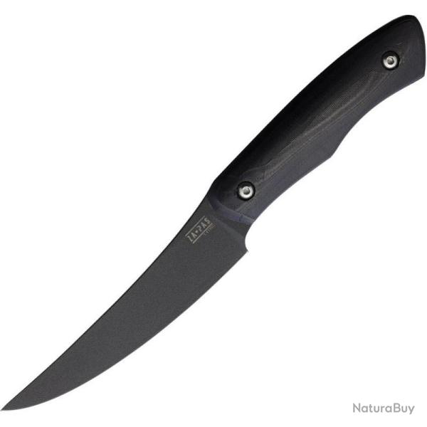Couteau Fixe ZA-PAS Knives M12M Tactical Lame Acier 14C28N Manche G10 �tui Kydex ZPKM12MBK