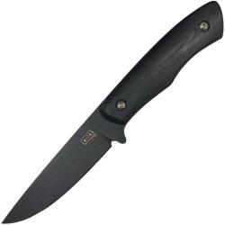 Couteau Fixe ZA-PAS Knives M10M Tactical Lame Acier 14C28N Manche G10 &Eacute;tui Kydex ZPKM10MBK