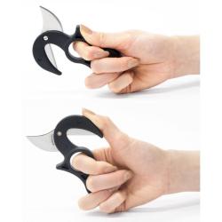 Couteau Fixe Wyoming Field Dressing Knife Lame Inox Manche Grivory &Eacute;tui Cuir WY1