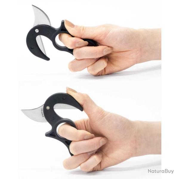 Couteau Fixe Wyoming Field Dressing Knife Lame Inox Manche Grivory �tui Cuir WY1
