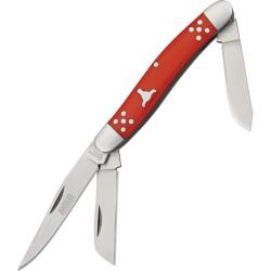 Couteau Cattleman's Cutlery Brangas Stockman Manche Delrin Rouge Slipjoint CC0001RD