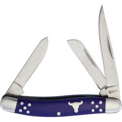 Couteau Cattleman's Cutlery Stockman Blue Manche Delrin Bleu Slipjoint CC0001BL