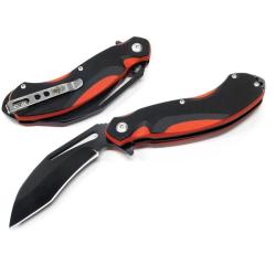 Couteau Pliant Cuma Survival School B.A.M.F. Lame Acier Inox Manche G10 Linerlock Flipper CU001