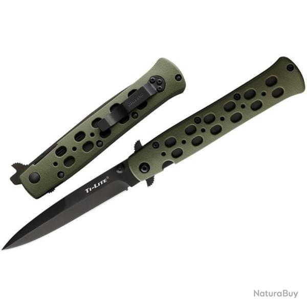 Couteau Pliant Cold Steel Ti-Lite Lame Acier AUS8A Manche Zytel Linerlock Taiwan CS26SPODBK