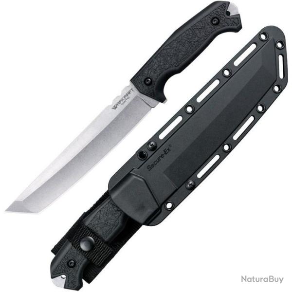 Couteau Fixe Cold Steel Warcraft Tanto Lame Acier 4034SS Manche FRN �tui Secure-Ex CS13SSB