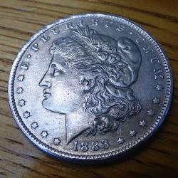 SUPERBE COPIE - LA LIBERTE USA DE L'ANNEE DE 1883 REPRODUCTION D'UNE SUPERBE PIECE ARGENTE ANCIENNE