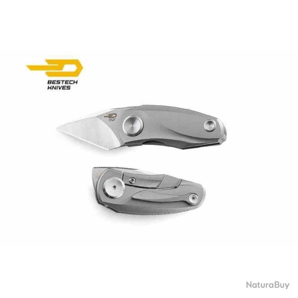 Couteau Pliant Bestech Tulip Lame Acier M390 Manche Titane Framelock BTKT1913A