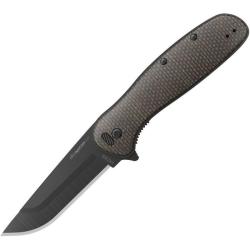Couteau Outdoor Edge Razor VX2 A/O Lame Acier 420J2 Manche Micarta Marron Linerlock OEVX230DC