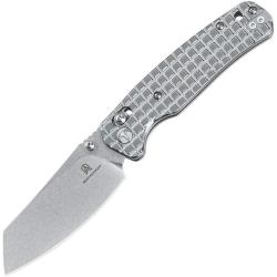 Couteau Pliant Bestechman Cicada's Wing Lame Acier 10Cr15CoMoV Manche Inox Poli B-Lock BTKMK06S5