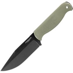Couteau Condor Fighter Lame Acier 1075 Manche Polypropylene Etui Salvador CTK183149AGHC