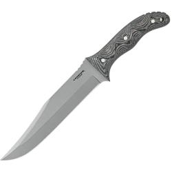 Couteau Condor Belgian Bowie Micarta Lame Acier 1075 Manche Black Etui Salvador CTK182575HC