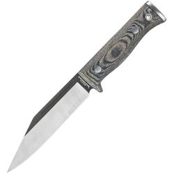 Couteau Condor Sigrun Fixed Blade Lame Acier 1075 Manche Black Etui Black kydex Salvador CTK182355HC