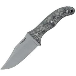 Couteau Condor Little Bowie Lame Acier 1075 Manche Black Etui Black leather belt CTK182145HC