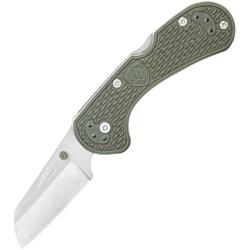 Couteau Condor Cadejo Lockback Gree Lame Acier 14C28N Manche Army green textured zy-ex CTK81628ZSK