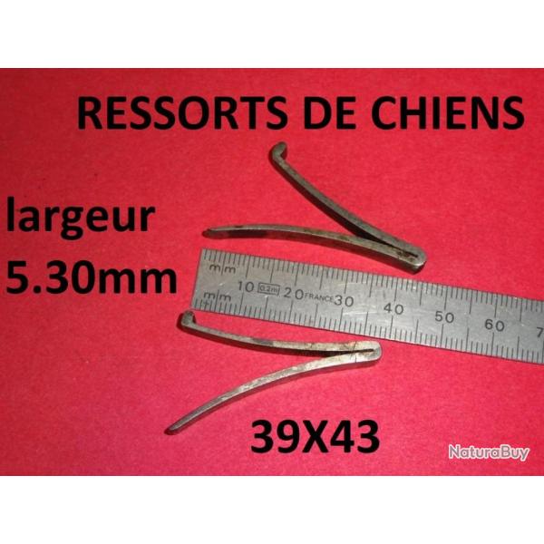 paire ressorts de chiens fusil 39x43 mm juxtapos� hammerless etc.- VENDU PAR JEPERCUTE (SZA881)