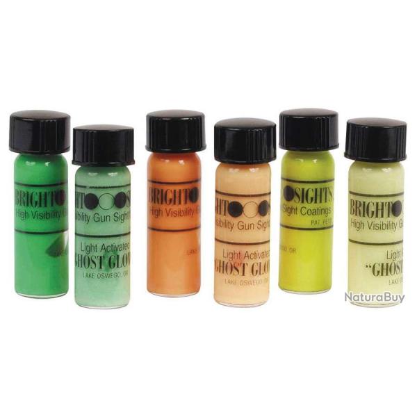 TruGlo peinture phosphorescente - 6 fioles pour hausses et guidons