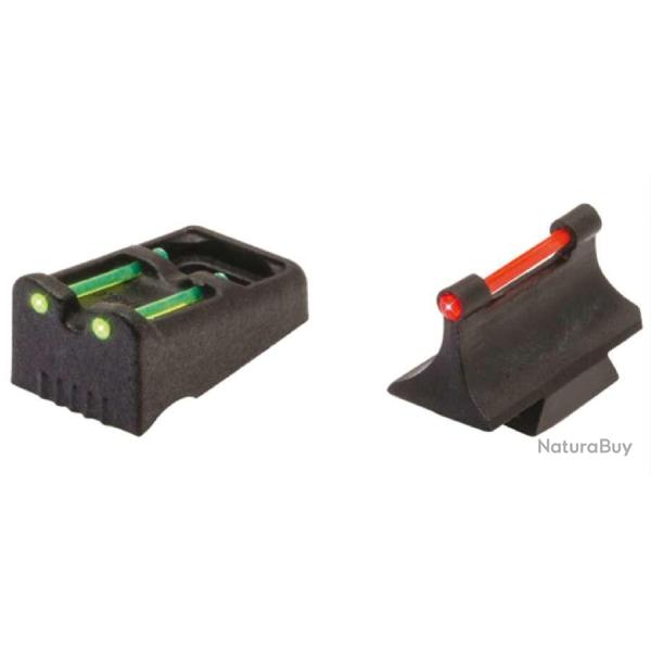 TruGlo TG961R - hausse et guidon fibre optique pour Remington slug