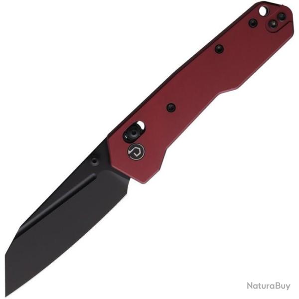 Couteau Pliant Defcon Lame Acier 14C28N Manche Aluminium Rouge Axis Lock TD021PP