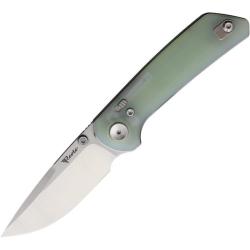 Couteau Reate PL-XT Lame Acier Nitro-V Manche G10 Jade Pivot Lock REA175