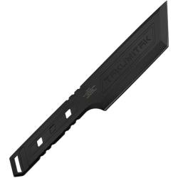 Couteau Fixe Takumitak Hard End Lame Acier 3Cr13 Tanto Manche Acier (squelette) Noir &Eacute;tui FRN TKF315