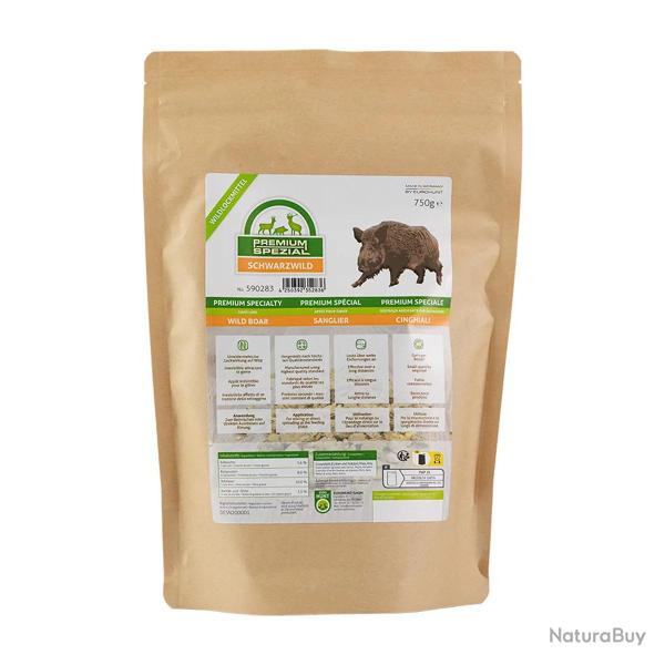 Attractant sanglier Eurohunt Premium Spezial en sachet 750 g