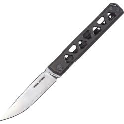 Couteau de Poche Real Steel Burns Lame Acier VG-10 Manche Titane Framelock RS7661S