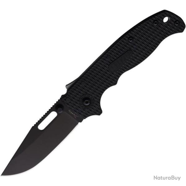 Couteau Demko AD20.5 Shark Lock Lame Acier D2 Manche G10 quadrill� Noir Taiwan DEMAD205F15B