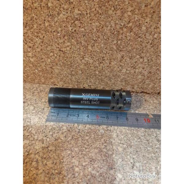 2 Choke INVECTOR plus  Gemini   CAL.12   PORTED +20mm  en 1/4 et 1/2