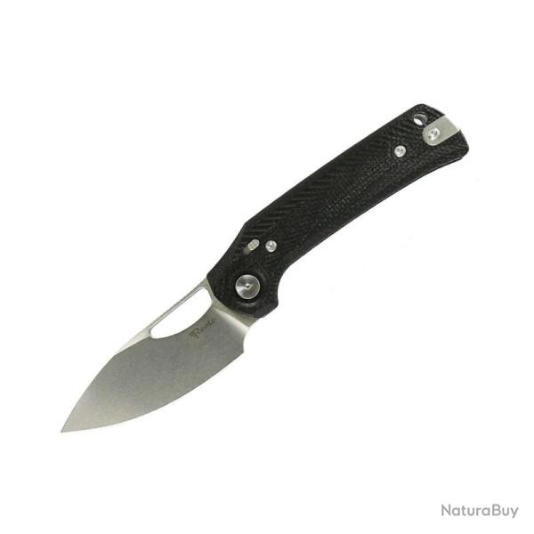 Couteau Reate PL-XE Lame Acier Nitro-V Manche Micarta Noir Pivot Lock REA167