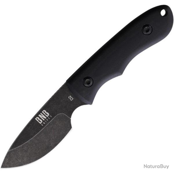 Couteau Fixe BucknBear Tac Hunter Lame Acier D2 Manche G10 Noir �tui Kydex BNB15252TC