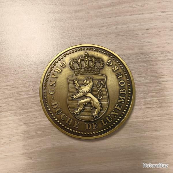 Plaque presse papier collection Police du Grand Duch� de Luxembourg