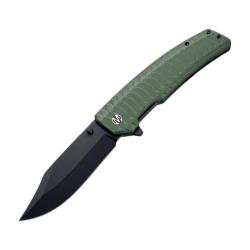 Couteau Molsect Jungle Lame Acier 14C28N Manche G10 Vert OD Linerlock MLS2023OD