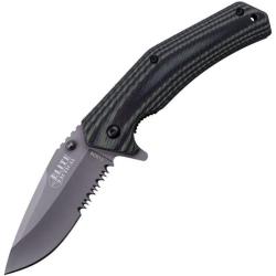 Couteau Pliant Assist&eacute; Elite Tactical Lame Acier 8Cr13MoV Manche Micarta Linerlock ETA1022SO
