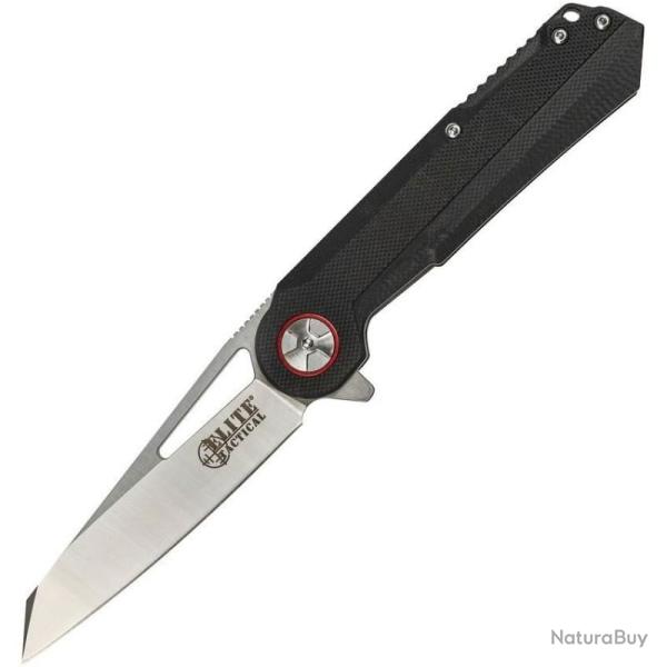 Couteau Pliant Elite Tactical Reticle Lame Acier D2 Manche G10 Linerlock ETFDR004BRD