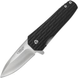 Couteau Pliant Camillus Wedge Lame Acier 420 Manche GFN Noir Linerlock CM19388
