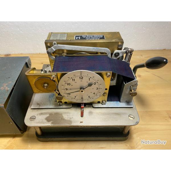 Ancienne Pointeuse M�canique Horodatrice Industrielle West Germany Pendule Horloge