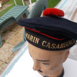 bachi l&eacute;gend&eacute; sous-marin CASABIANCA,matricul&eacute;,en tres bon &eacute;tat et complet
