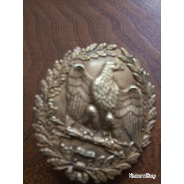 Blason " A l'aigle " N III pour Cuirasse de Carabinier Fran�aise . ( collection ).