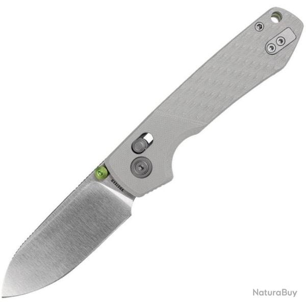 Couteau Pliant Vosteed Raccoon 2.0 ModSwap Lame Acier Nitro-V Manche G10 Gris Crossbar Lock VOSA4904