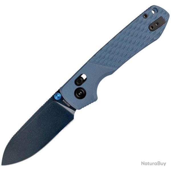 Couteau Pliant Vosteed Raccoon 2.0 ModSwap Lame Acier Nitro-V Manche G10 Bleu Crossbar Lock VOSA4903