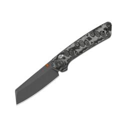 Couteau Kizer Madrac CL AirTi Lame Acier M390 Manche Micarta Vortex Kizer Clutch Lock KI3693ACS4