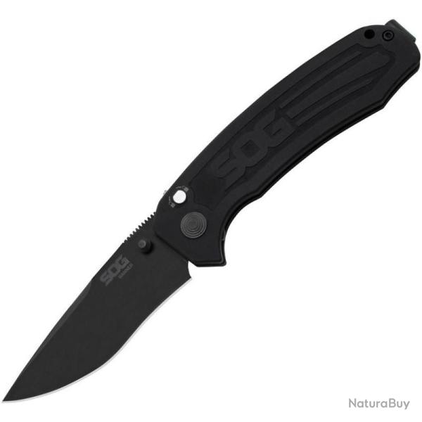Couteau Pliant SOG Banner Button Lock USA A/O Lame Acier CPM S35VN �tats-Unis SOGBA1001BX