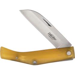 Lot de 3 Couteaux Pliants Albainox Bec d'Oiseau Lame Inox Manche Fa&ccedil;on Corne Slip Joint ABX01659