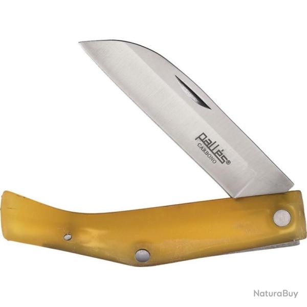 Lot de 3 Couteaux Pliants Albainox Bec d'Oiseau Lame Inox Manche Fa�on Corne Slip Joint ABX01659