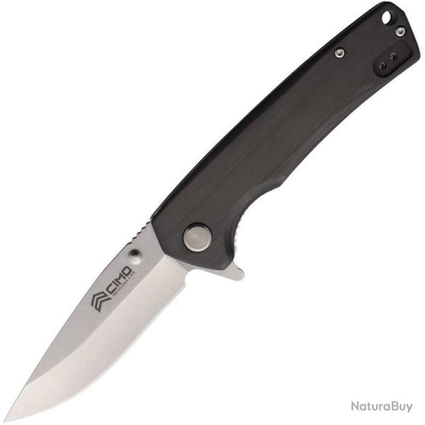 Couteau Pliant Cimo Verzon Lame Acier 420C Manche Fibre de Carbone Linerlock Br�sil CCMVZ85FC